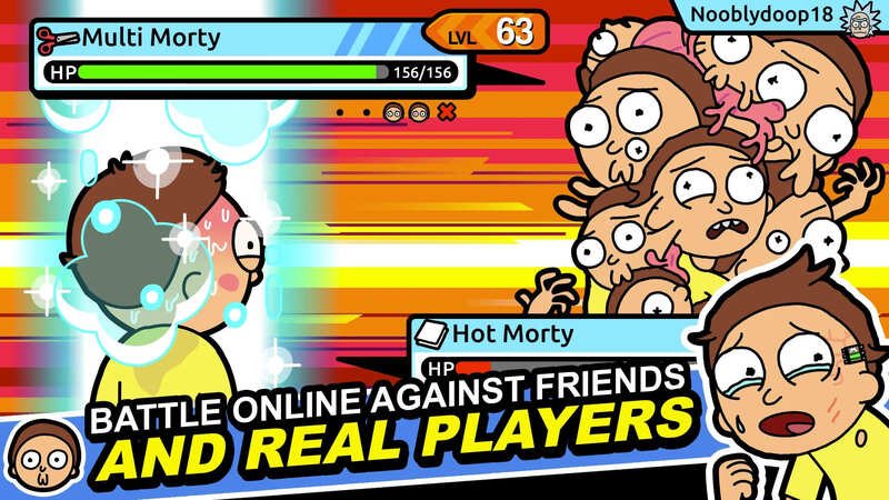Game RPG Offline Android Terbaik - Rick and Morty: Pocket Mortys