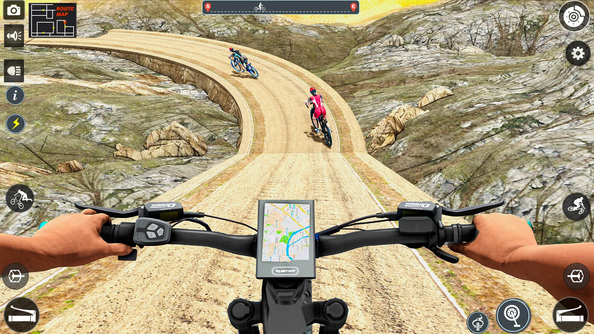 5 Game Balap Sepeda Android Terbaik Paling Memacu Adrenalin - BMX Cycle Stunt Game