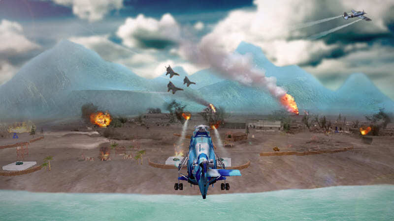 10 Game Pesawat Tempur Android Terbaik 2023 - Gunship Strike 3D