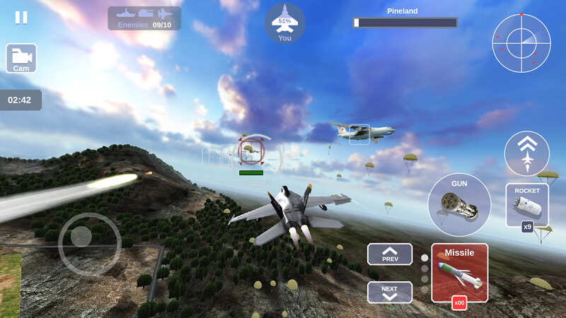 10 Game Pesawat Tempur Android Terbaik 2023 - FoxOne Special Missions +