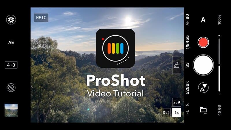 Aplikasi Kamera iPhone Terbaik - ProShot