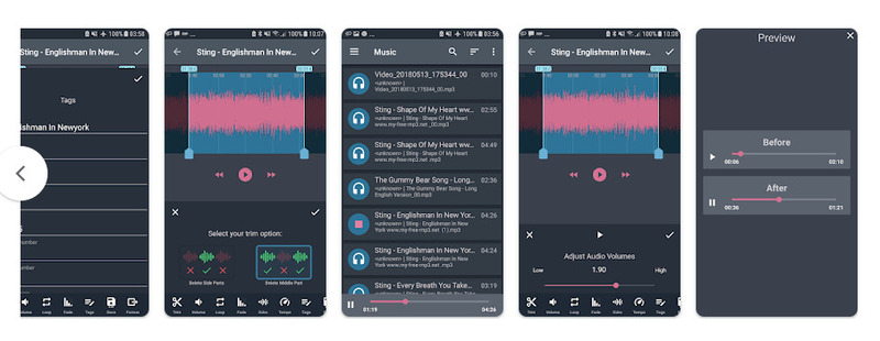 6 Aplikasi Pemotong Lagu Android - AndroSound Audio Editor