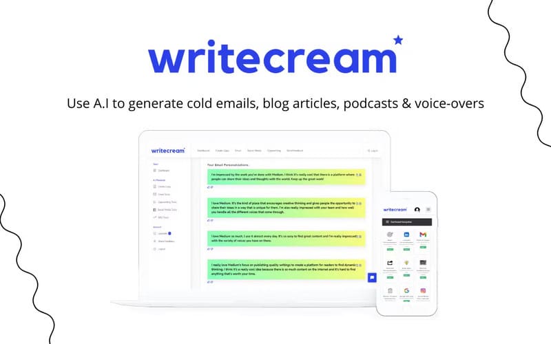 Aplikasi AI Android dan iOS - Writecream