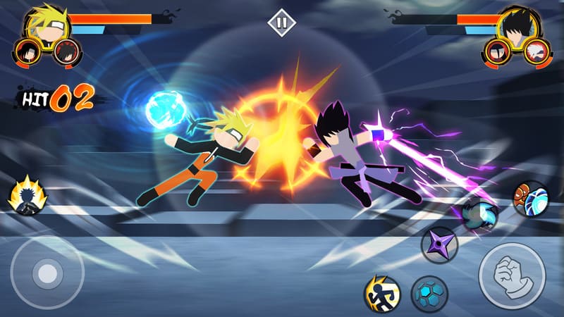 Game Naruto Android Tahun 2023 - Stickman Ninja – 3v3 Battle Arena